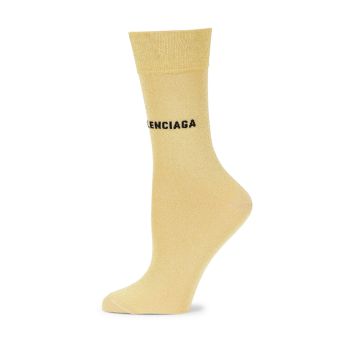 Блестящие носки с логотипом Balenciaga