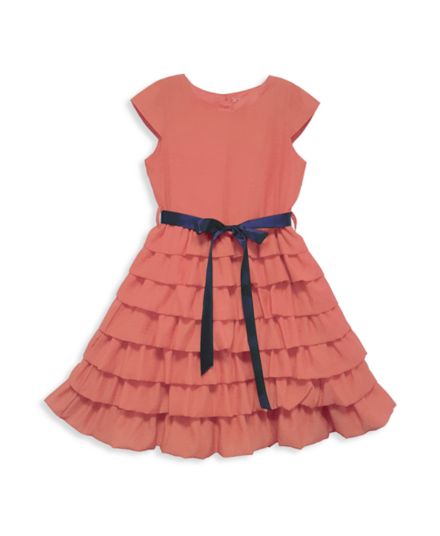 Little Girl's &amp; Girl's Audrey Tiered Dress Joe-Ella