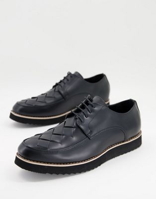 Черные массивные туфли на шнуровке из искусственной кожи Truffle Collection Truffle Collection