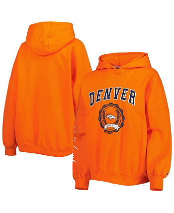 Женская оранжевая толстовка с капюшоном Denver Broncos Becca с заниженными плечами Tommy Hilfiger