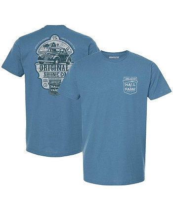 Men's Light Blue 2023 NASCAR Hall of Fame Shine Retro T-shirt Checkered Flag Sports