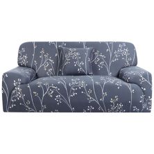 Printed Sofa Cover Stretch Couch Cover Sofa Slipcovers with One Pillow Case PiccoCasa