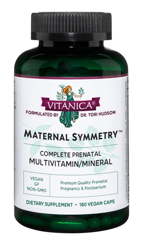 Мультивитамины Vitanica Maternal Symmetry™ OB -- 180 вегетарианских капсул Vitanica