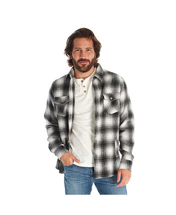 Clothing Men's  Wool Plaid Shirt Jacket PX
