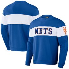 Men's Darius Rucker Collection by Fanatics Royal New York Mets Stripe Pullover Sweatshirt Darius Rucker Collection by Fanatics