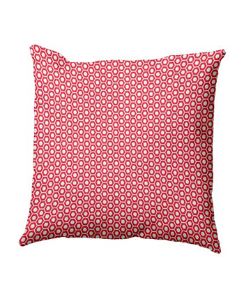 16-дюймовая декоративная подушка с геометрическим рисунком из коралла E by Design