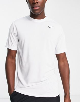 Мужская Спортивная Футболка Nike Training Pro Dri-FIT Reset в Белом Цвете Nike