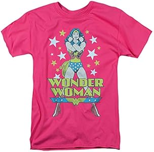 Popfunk Wonder Woman Stars T Shirt & Stickers Popfunk