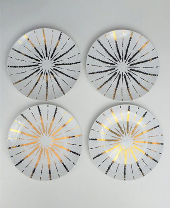 Комплект тарелок для салата из 4 предметов для светильников Euro Ceramica