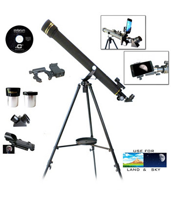 Дневной и ночной телескоп 800 X 60 мм, адаптер для смартфона и искатель красной точки Galileo