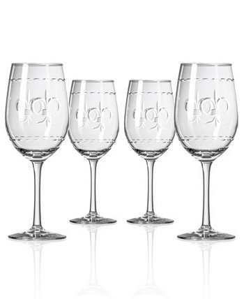 Белое вино Fleur De Lis 12 унций - набор из 4 бокалов Rolf Glass