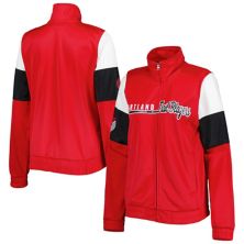 Женская спортивная куртка с молнией во всю длину G-III 4Her by Carl Banks Red Portland Trail Blazers Change Up In The Style