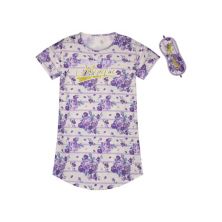 Пижамная рубашка Sleep On It для девочек с волшебным цветочным принтом и соответствующей маской для сна Sleep On It
