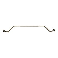 Versailles Home Fashions 3/4&#34; Oriel Bay Window Rod Set with Mounting Screw Finial Versailles