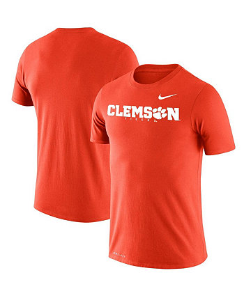 Мужская оранжевая футболка с логотипом Clemson Tigers Big and Tall Legend Performance Nike