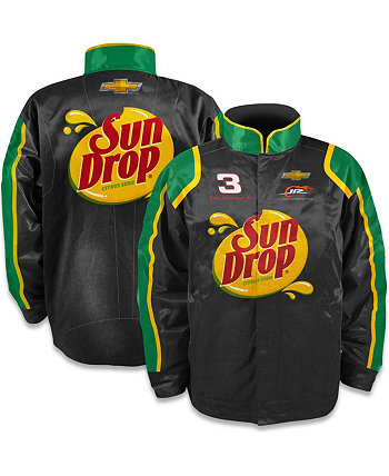 Мужская черная нейлоновая униформа с длинными кнопками Dale Earnhardt Jr. Sun Drop JR Motorsports Official Team Apparel