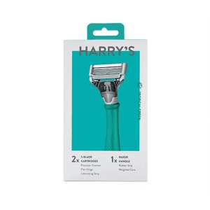 Harry's Razor Handle + 2 Cartridges Tropical Green Visit the Harry's Store