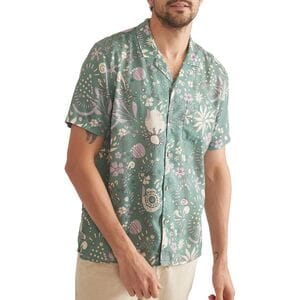 Льняная рубашка с короткими рукавами Tencel Resort Marine Layer