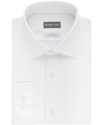 Мужская приталенная классическая рубашка из эластичного материала для страйкбола без железа Michael Kors