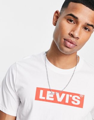 Белая футболка свободного кроя с логотипом Levi's Levi's®