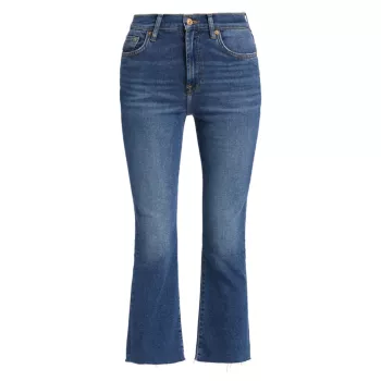 Узкие джинсы с высокой талией 7 For All Mankind