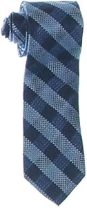 Michael Kors Men’s Natte Check Silk Tie (Navy, 3 1/8″) Michael Kors