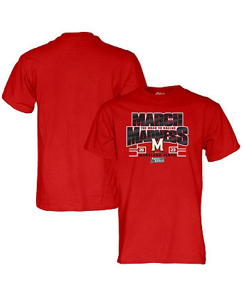 Красная футболка женского баскетбольного турнира NCAA Maryland Terrapins 2023 March Madness Blue 84