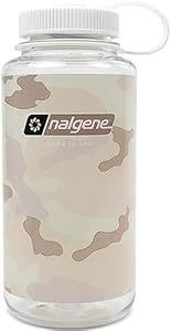 Шейкер 1 л с широким горловиной, Красный, Материал Тритан, Крышка с петлей Nalgene