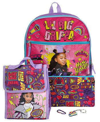 That Girl Lay Lay Backpack, 5 Piece Set BIOWORLD