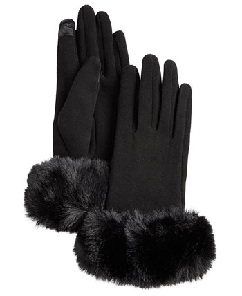 Трикотажные перчатки из искусственного меха Marcus Adler