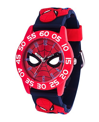 Красные пластиковые часы Marvel Spider-Man для мальчиков 32 мм Ewatchfactory