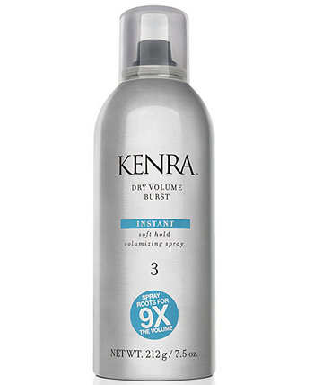 Dry Volume Burst Instant Soft Hold Volumizing Spray 3, 7,5 унций, от PUREBEAUTY Salon & Spa Kenra Professional