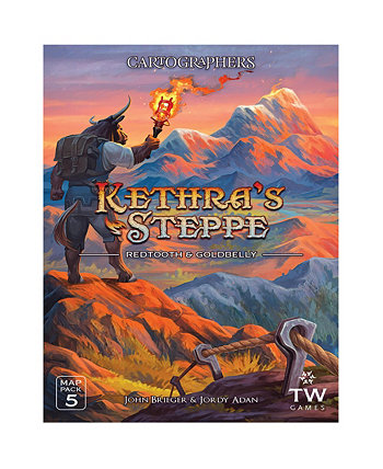 Набор карт Kethra's Steepe Redtooth Goldbelly Map Pack из 5 картографов Thunderworks Games