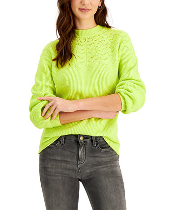 Трикотажный свитер с рукавами поэзии, созданный для Macy's Style & Co