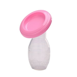 Popular Pick! Food Storage Containers With Lids，Dorm Room Essentials For Girls，Kitchen Utensils Set Manual Baby Breast Pump Food Grade Silicone Milk Collector With Lid Breastfeeding Tool Pink Zerbueate