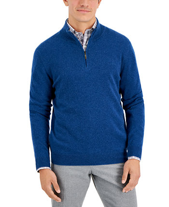 Мужской кашемировый свитер с застежкой-молнией, созданный для Macy's Club Room