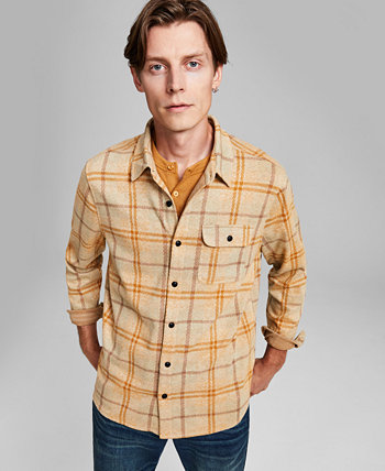 Мужская рубашка обычного кроя на пуговицах в клетку, созданная для Macy's And Now This