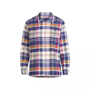 Plaid Cotton Flannel Shirt Noah