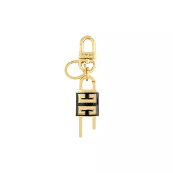 Брелок для ключей с навесным замком 4G из металла и кожи Givenchy