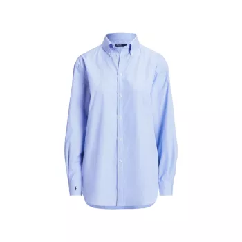 Хлопковая рубашка на пуговицах Polo Ralph Lauren