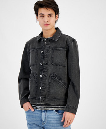 Мужская джинсовая куртка классического кроя, созданная для Macy's Sun & Stone