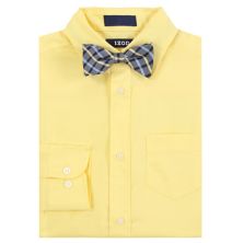 Комплект с рубашкой спереди и галстуком-бабочкой из эластичного поплина IZOD для мальчиков 4–20 лет IZOD