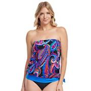 Женский Топ для плавания Mazu Tropical Flora Draped Mazu Swim