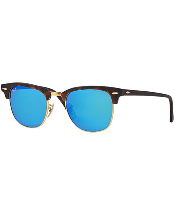 ray ban clubmaster blue gradient pink polarized