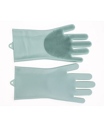 Набор из 2 чистящих перчаток с силиконовой щетиной Art & Cook