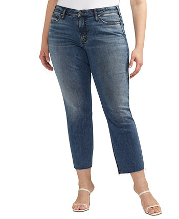 Прямые джинсы до щиколотки Most Wanted больших размеров Silver Jeans Co.