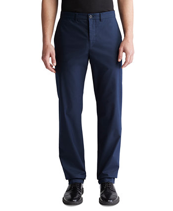 Мужские классические эластичные брюки прямого кроя Calvin Klein