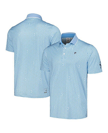 Голубая мужская рубашка-поло WM Phoenix Open Resort MATTR из коллаборации с PTC PUMA