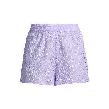 The Avril Eyelet Shorts SOLID & STRIPED