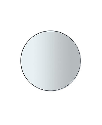 Зеркало круглое с небольшим акцентом, дымчатое, с ободком Blomus